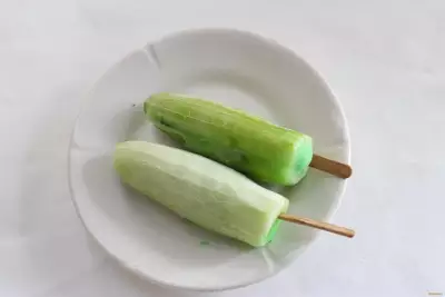Мороженое зеленый огурец рецепт с фото