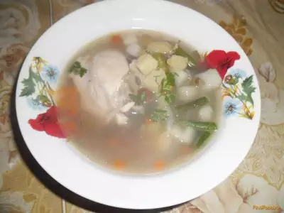 Суп картофельный с мексиканской  смесью рецепт с фото