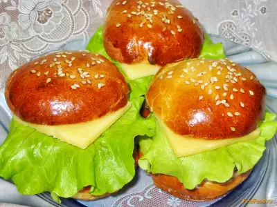 Гамбургеры по - домашнему рецепт с фото