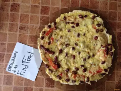 Пицца с основой из курицы рецепт с фото