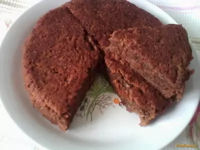 Шоколодный пирог с кабачком в мультиварке рецепт с фото