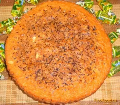 Бисквитно-маковый пирог с шоколадной крошкой рецепт с фото