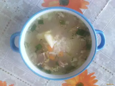 Рисовый суп с уткой рецепт с фото