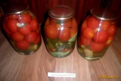 Консервированные овощи Лето в банке рецепт с фото
