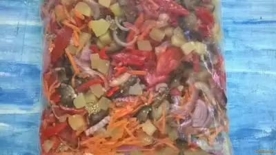 Замороженная смесь Овощное рагу рецепт с фото