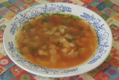 Суп на курином бульоне со свеклой рецепт с фото