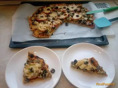 Овощная пицца по-домашнему рецепт с фото