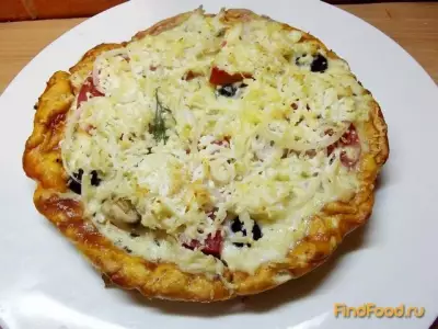 Пицца заливная  рецепт с фото