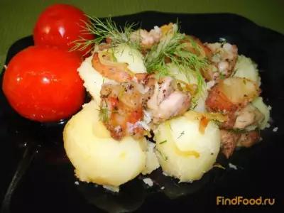 Картофель с поджаркой рецепт с фото