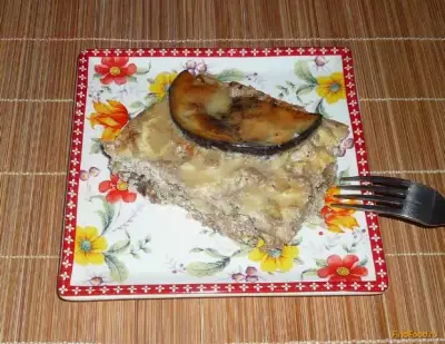Запеканка из баклажанов и кабачков с фаршем рецепт с фото