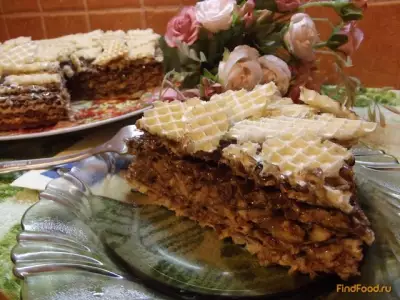 Вафельный торт по новому рецепт с фото