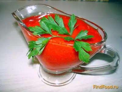 Соус острый из помидоров и перцев рецепт с фото