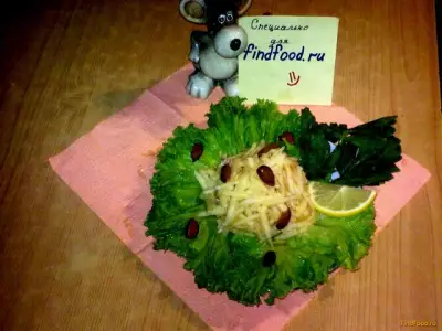 Сырный салат с орехами рецепт с фото