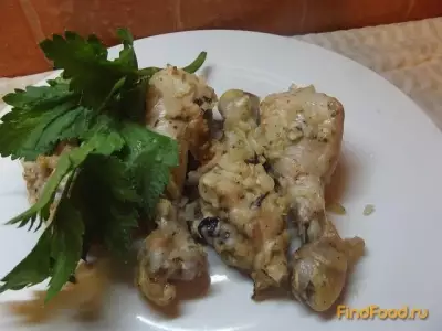Куриные голени в луково-сметанном маринаде рецепт с фото