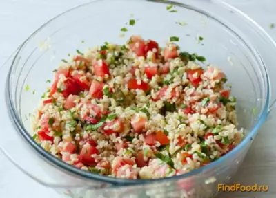 Салат из булгура с помидорами  рецепт с фото