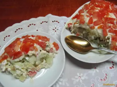 Салат из щуки рецепт с фото