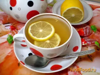 Черный чай с мятой и лимоном рецепт с фото