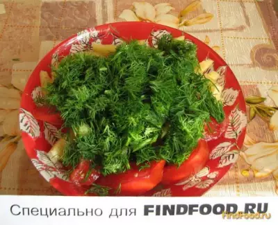 Витаминный салат летний рецепт с фото