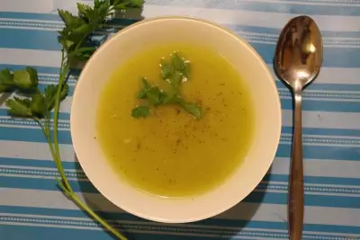 Суп-пюре с сушеным зеленым горохом рецепт с фото