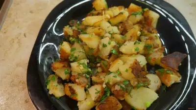 Картофель варено-жареный по-деревенски рецепт с фото