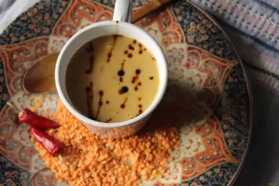 Суп-пюре из чечевицы с яблоком рецепт с фото