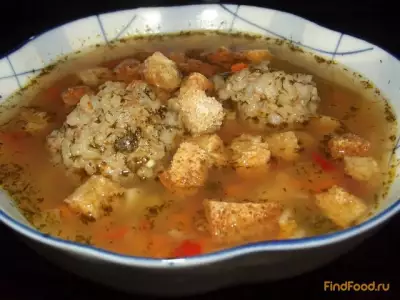 Густой суп с фрикадельками рецепт с фото