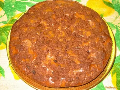Пирог с крошкой Штрейзель рецепт с фото