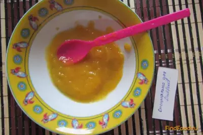 Детское персиковое пюре рецепт с фото