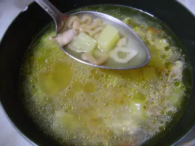 Суп с жареной вермишелью рецепт с фото