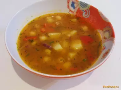 Овощной суп с нутом рецепт с фото