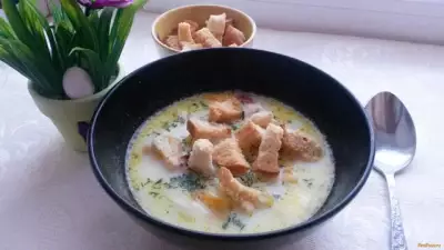 Суп с плавленым сыром рецепт с фото