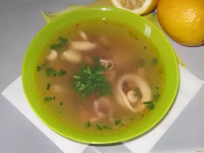 Суп из морского коктейля рецепт с фото