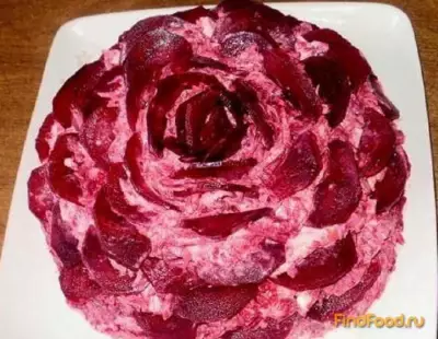 Салат Черная роза рецепт с фото