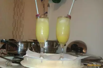 Освежающий коктейль с лимонным ликером рецепт с фото
