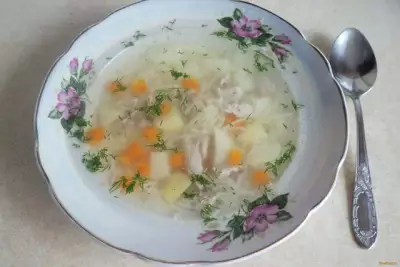 Суп из индейки с макаронами рецепт с фото