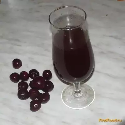 Айс кофе  с вишневым соком рецепт с фото