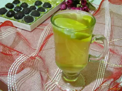 Зеленый чай с лимоном рецепт с фото