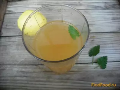 Освежающий чай с персиковым соком рецепт с фото