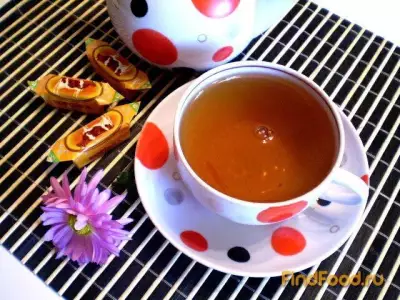 Черный чай с мятой и лепестками календулы рецепт с фото