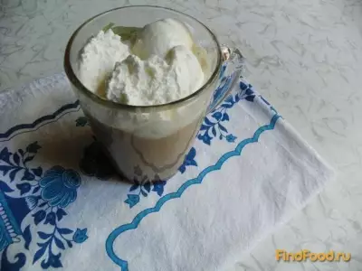 Кофе Глясе с мороженым и молоком рецепт с фото