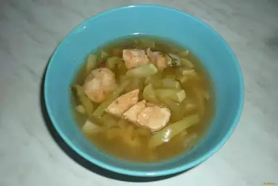 Суп из красной фасоли с кабачком в мультиварке рецепт с фото