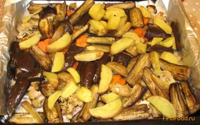 Овощи печеные в духовке рецепт с фото