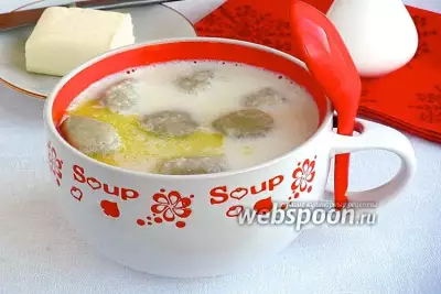 Молочный суп с картофельными клёцками