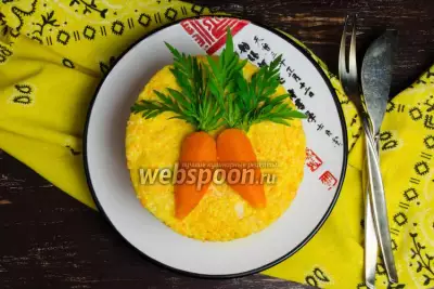 Суфле морковное с творогом на пару