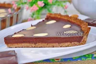 Шоколадно-миндальный тарт