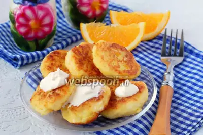 Картофельные лепёшки с тыквой и апельсином