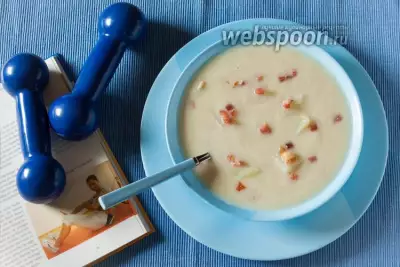 Диетический суп-пюре с кольраби