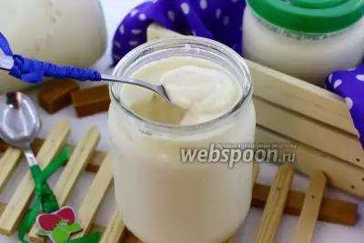 Йогурт с молочными ирисками