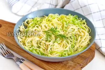 Спагетти с цукини
