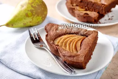 Грушевый пирог с шоколадом